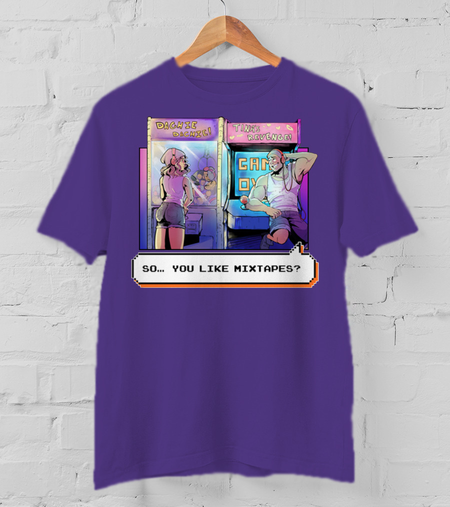 Dachie Dachie Tini's Revenge So You Like Mixtapes Arcade T-Shirt