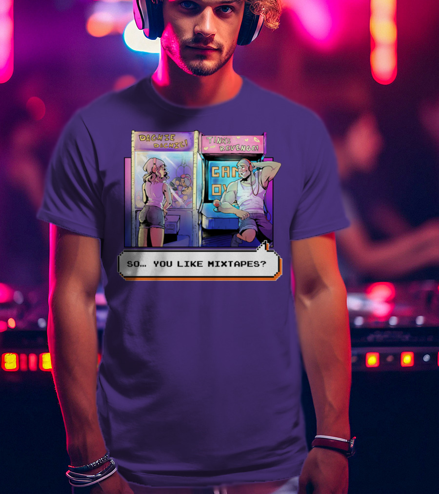 Dachie Dachie Tini's Revenge So You Like Mixtapes Arcade T-Shirt