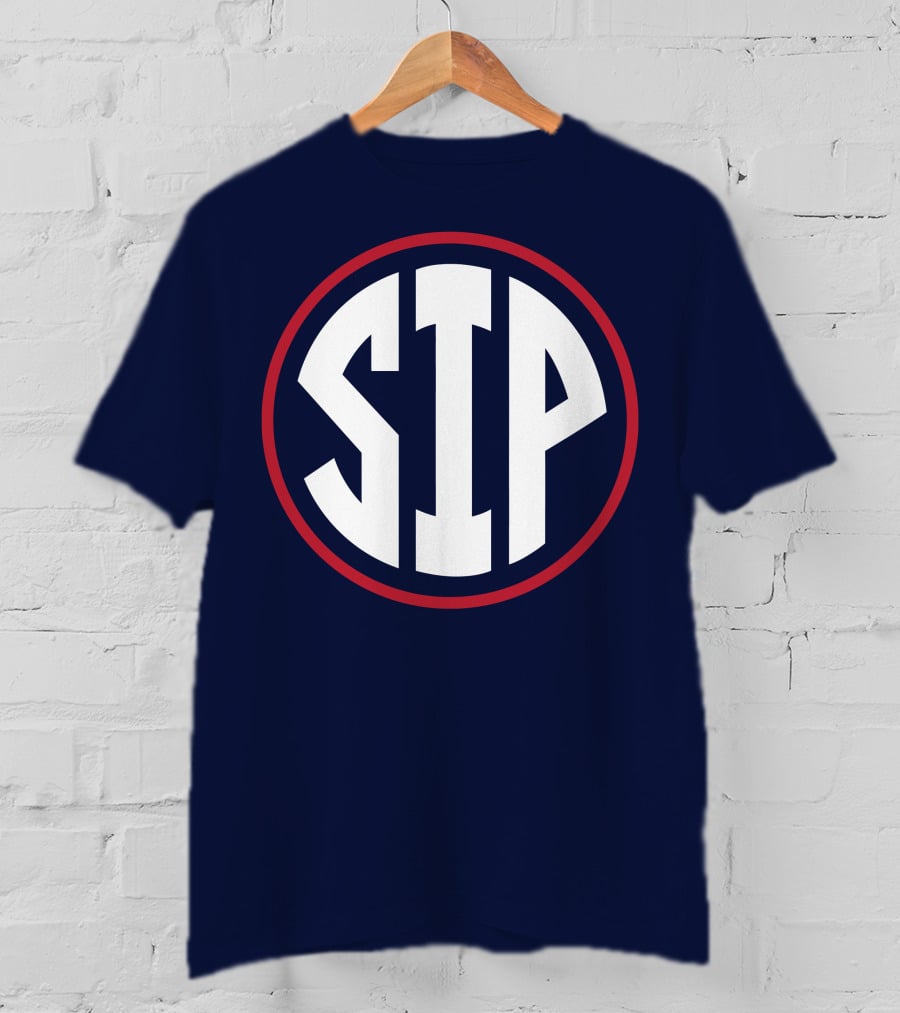 Ole Miss SIP Circle SEC-Inspired T-Shirt