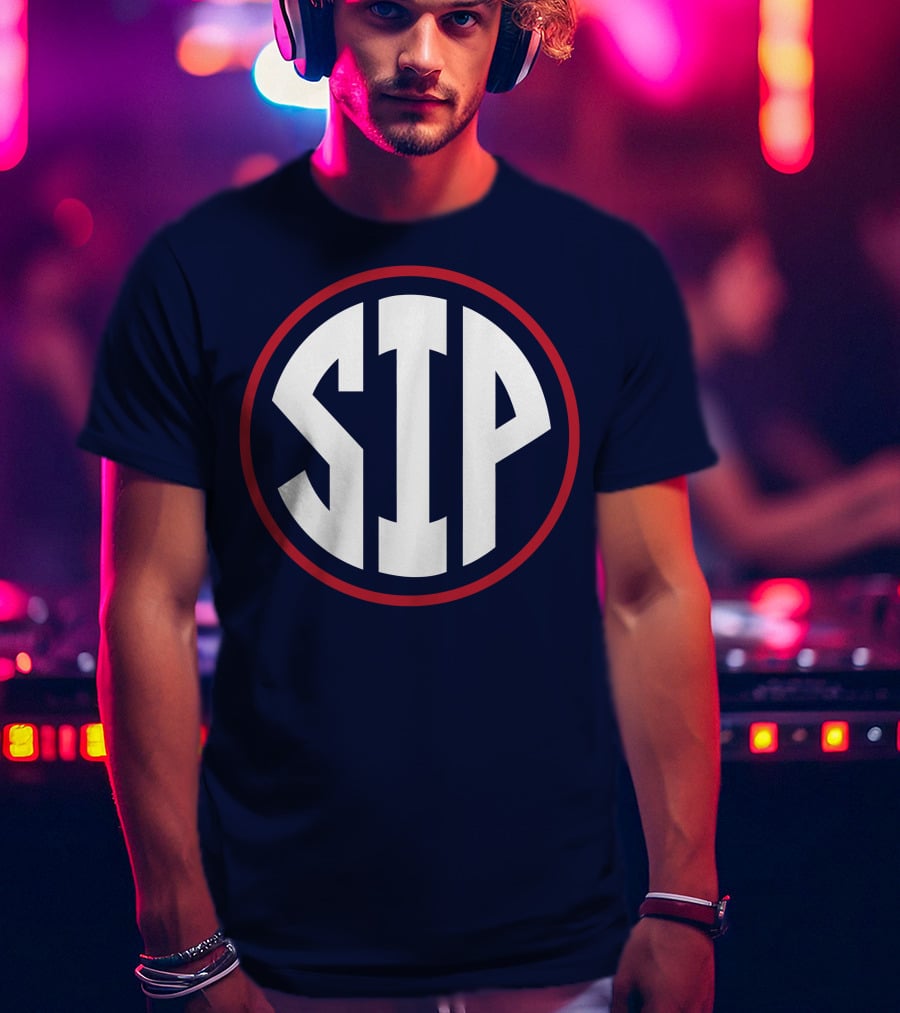 Ole Miss SIP Circle SEC-Inspired T-Shirt
