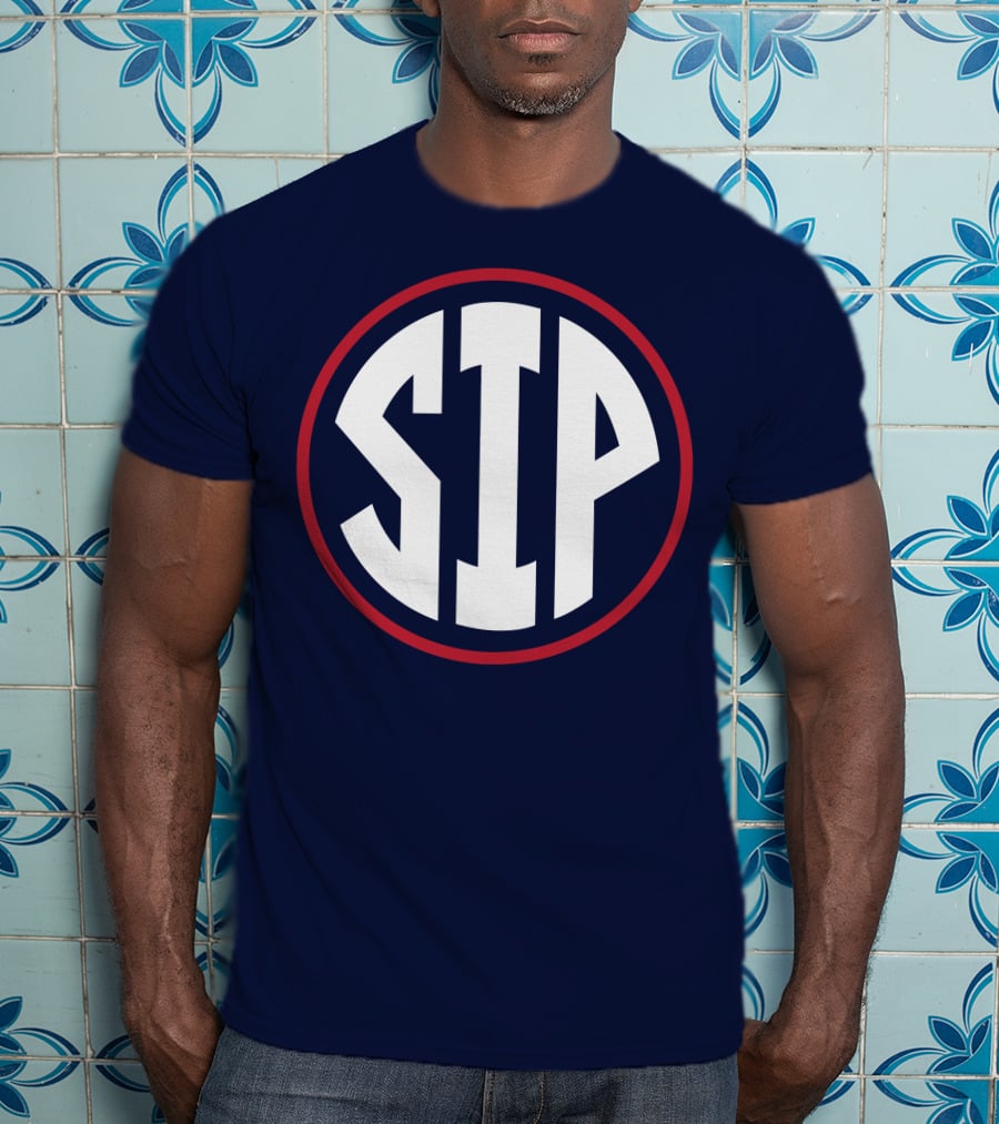 Ole Miss SIP Circle SEC-Inspired T-Shirt