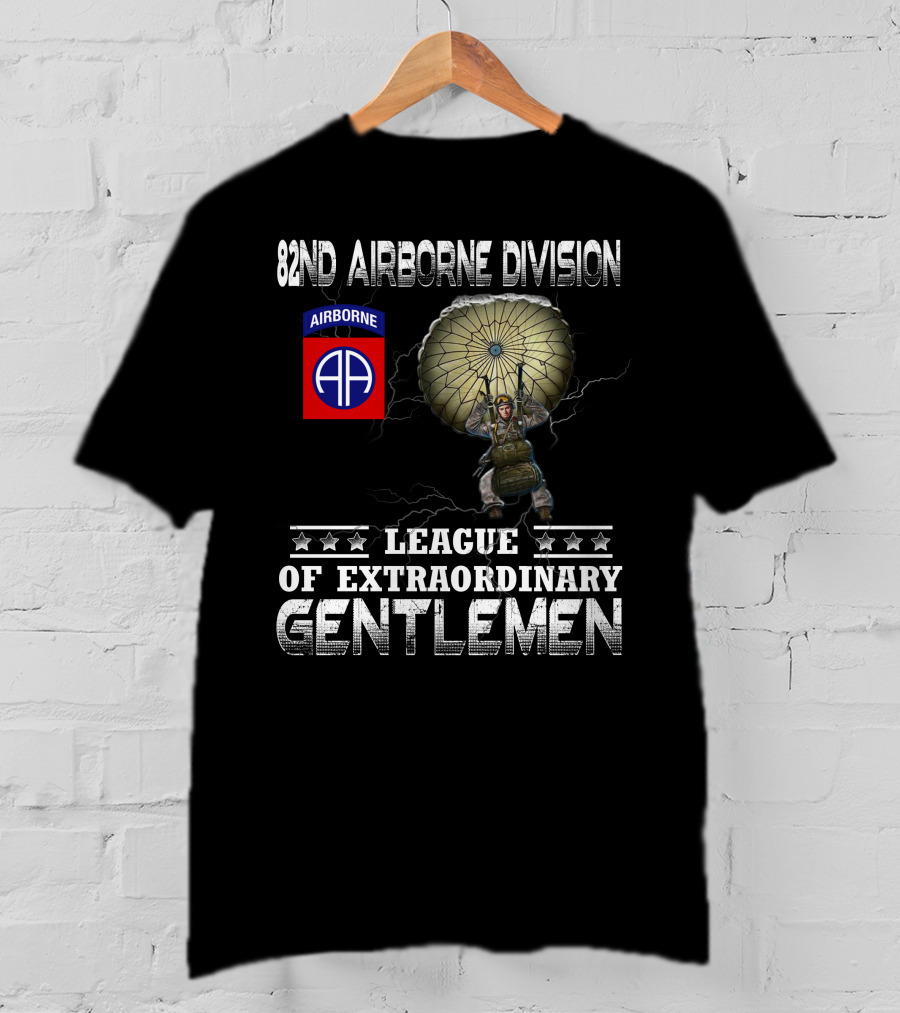 82Nd Airborne Division League Of Extraordinary Gentlemen Paratrooper T-Shirt