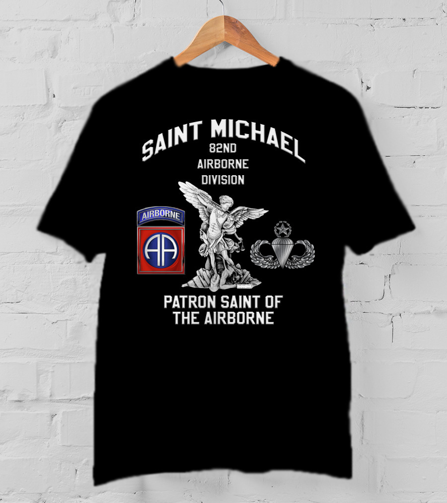 Saint Michael 82Nd Airborne Division Patron Saint Of The Airborne T-Shirt