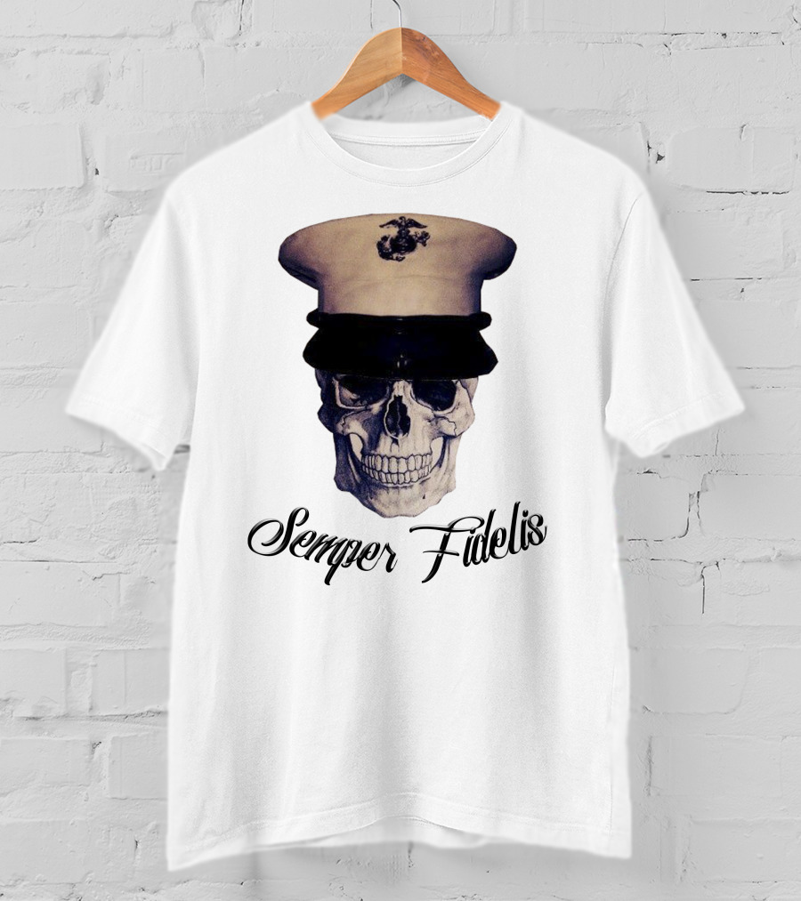 Semper Fidelis Skull Marine Corps T-Shirt