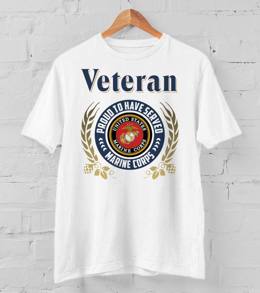 Veteran Proud To Have Served United States Marine Corps T-Shirt