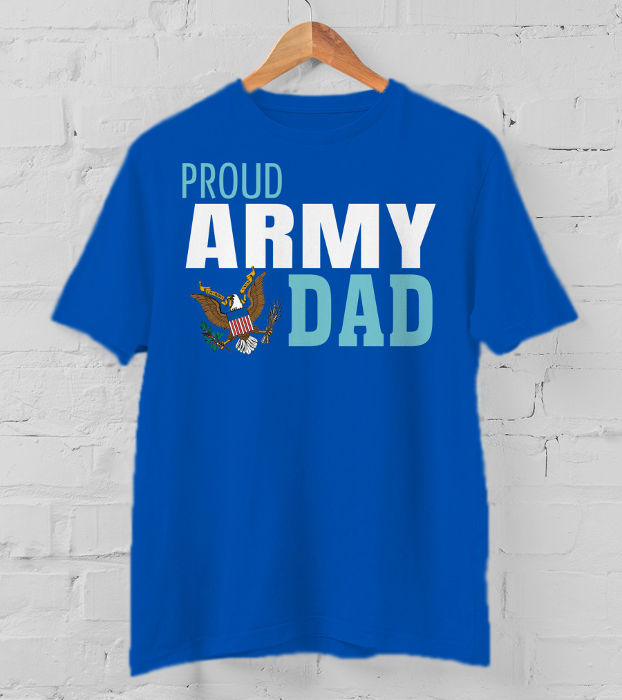 Proud Army Dad Eagle T-Shirt