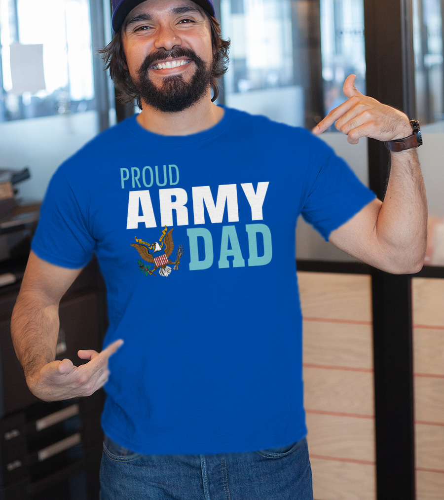 Proud Army Dad Eagle T-Shirt