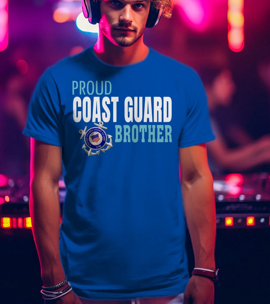 Proud Coast Guard Brother United States Coast Guard 1790 T-Shirt