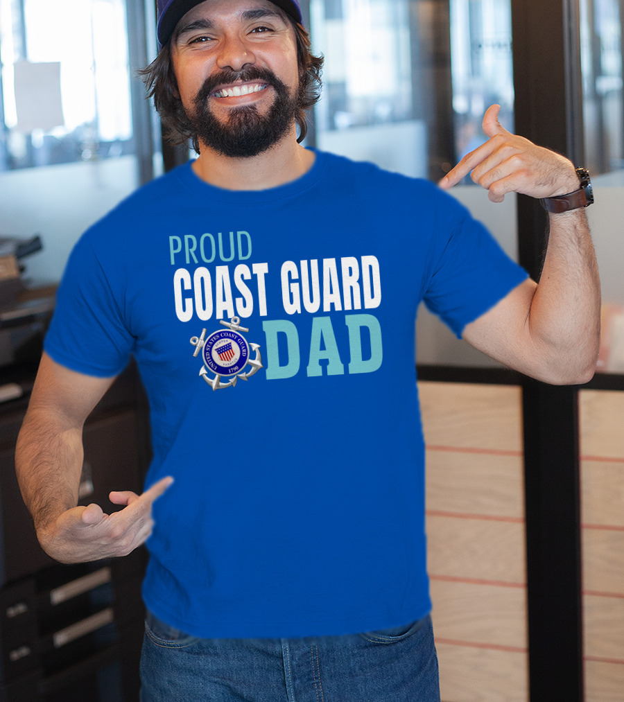 Proud United States Coast Guard Dad 1790 T-Shirt