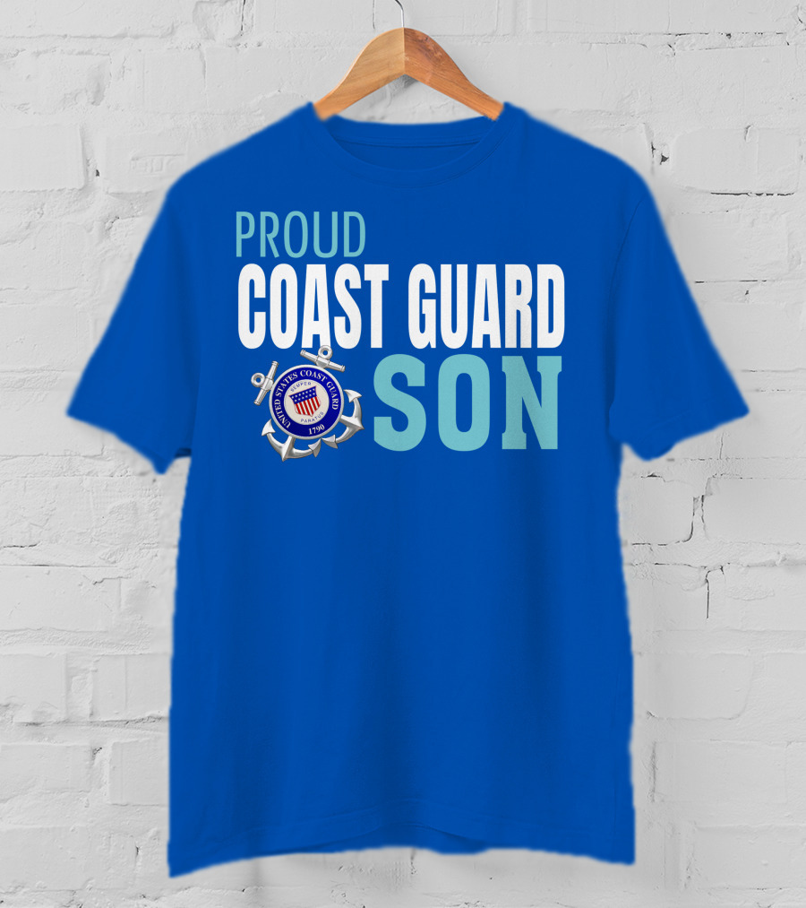 Proud Coast Guard Son United States Coast Guard 1790 T-Shirt