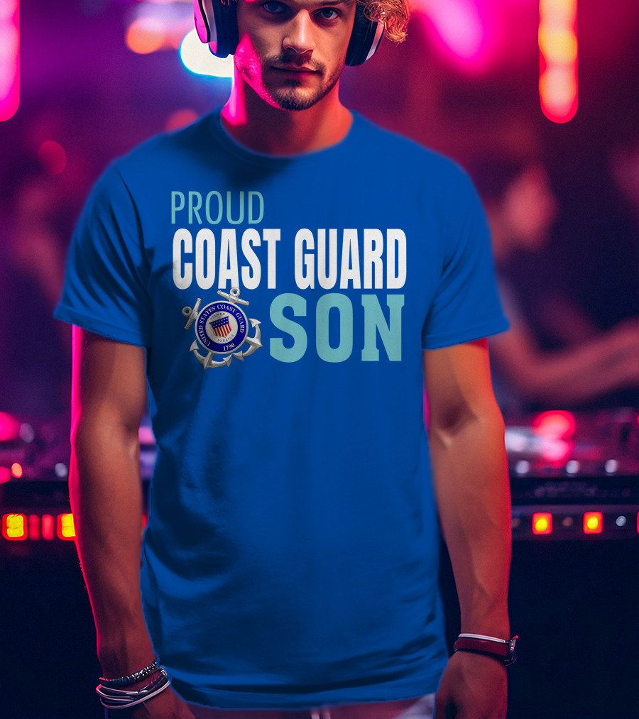 Proud Coast Guard Son United States Coast Guard 1790 T-Shirt