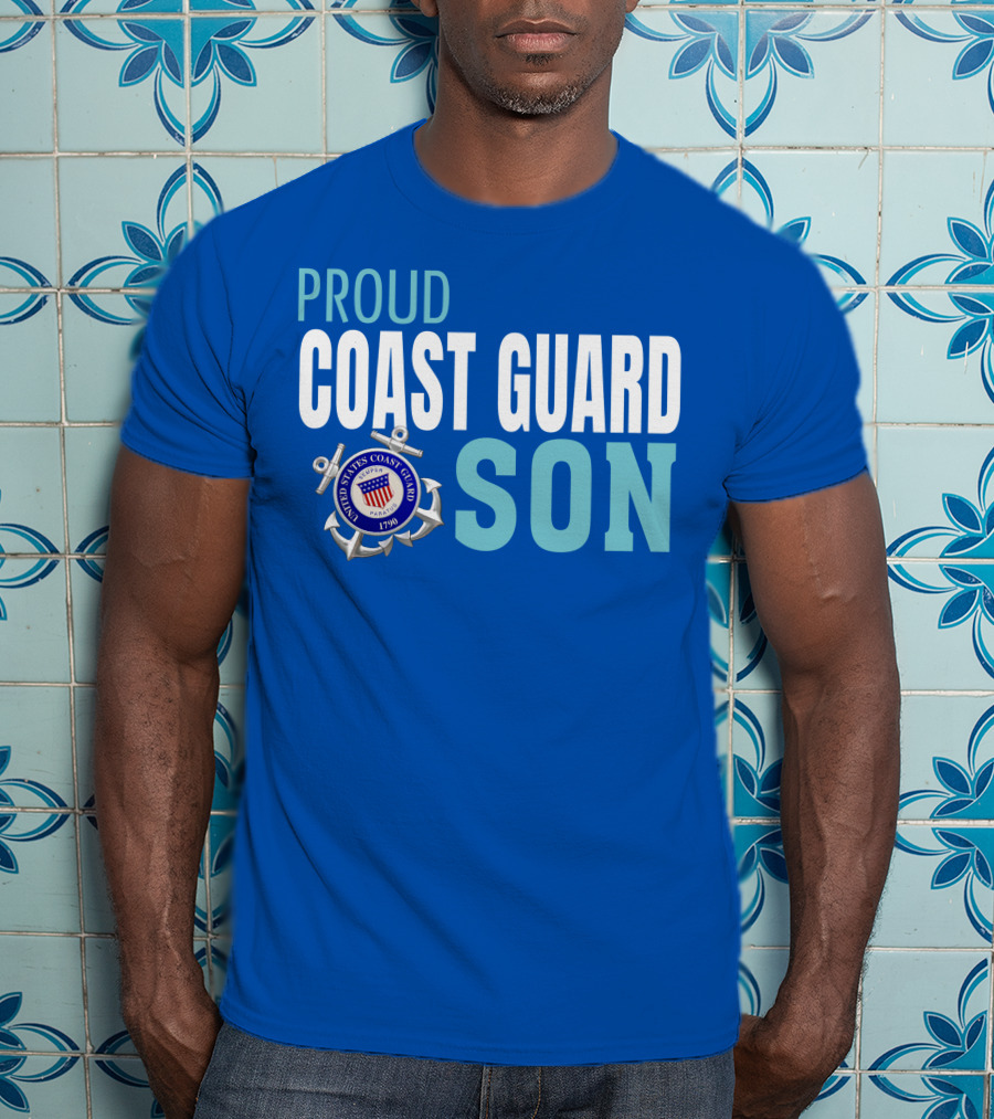 Proud Coast Guard Son United States Coast Guard 1790 T-Shirt