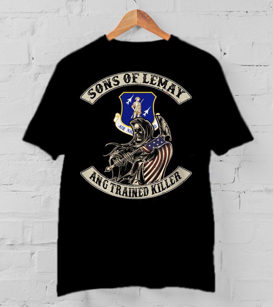 Sons Of Lemay Ang Trained Killer Air National Guard T-Shirt