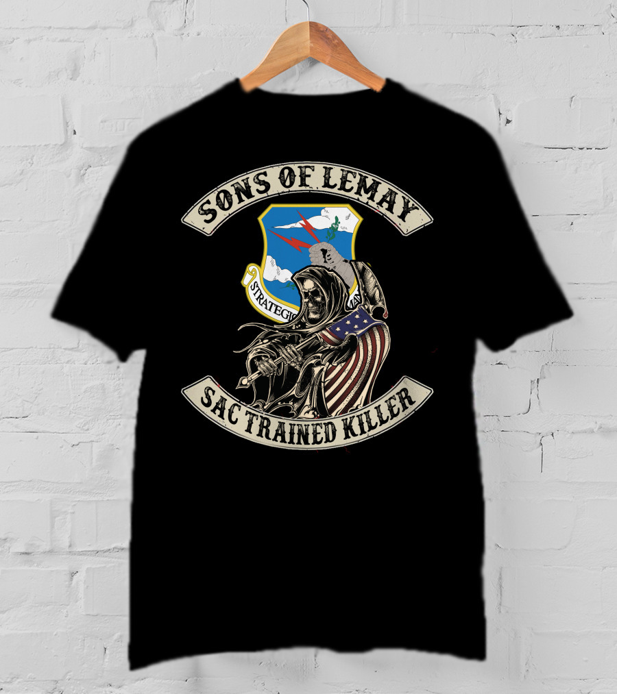 Sons Of Lemay Sac Trained Killer Strategic Air Command T-Shirt
