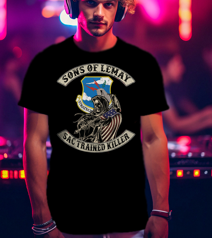 Sons Of Lemay Sac Trained Killer Strategic Air Command T-Shirt