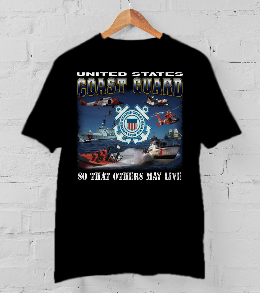 United States Coast Guard So That Others May Live 1790 Semper Paratus T-Shirt