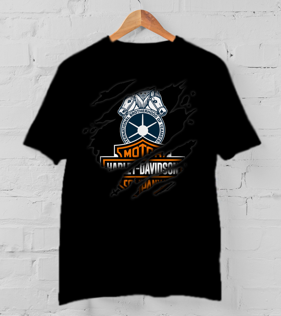International Brotherhood Of Teamsters Harley Davidson Motor Company T-Shirt
