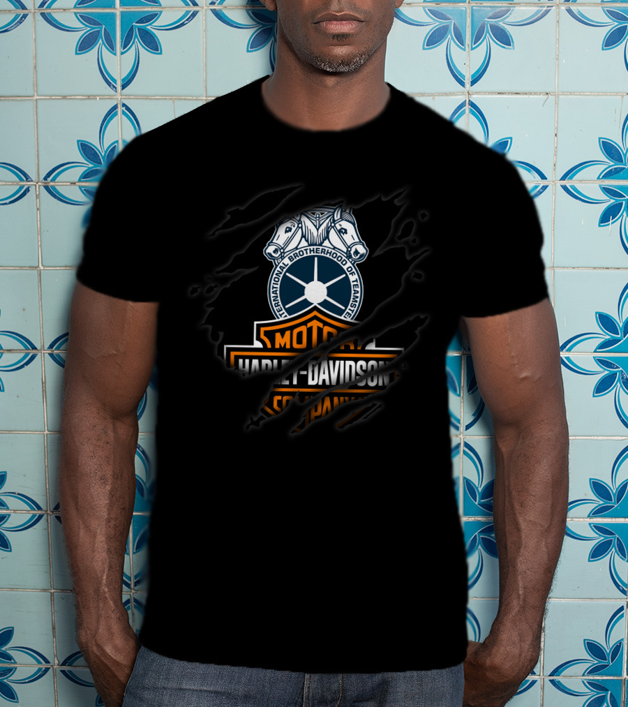 International Brotherhood Of Teamsters Harley Davidson Motor Company T-Shirt