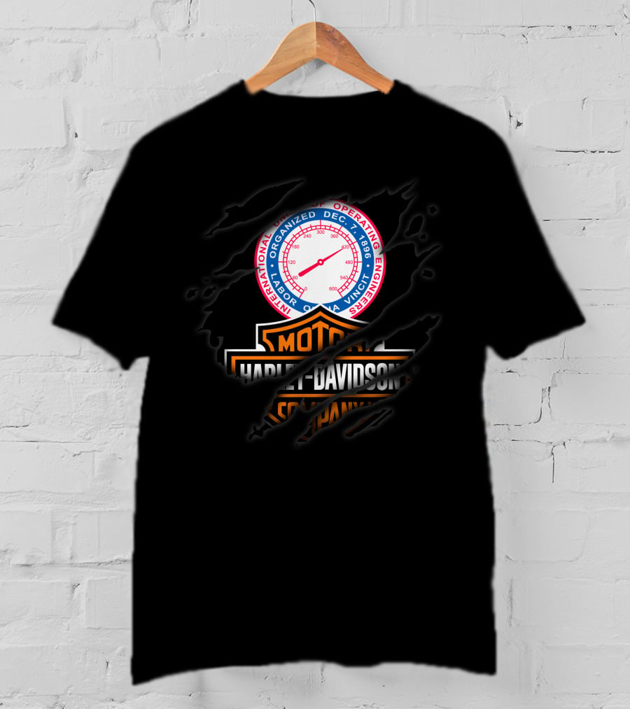Operating Engineers Local 399 Harley Davidson T-Shirt