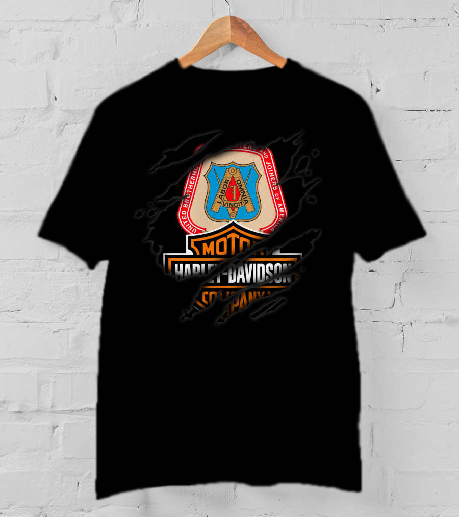 Harley Davidson Union Ironworkers T-Shirt