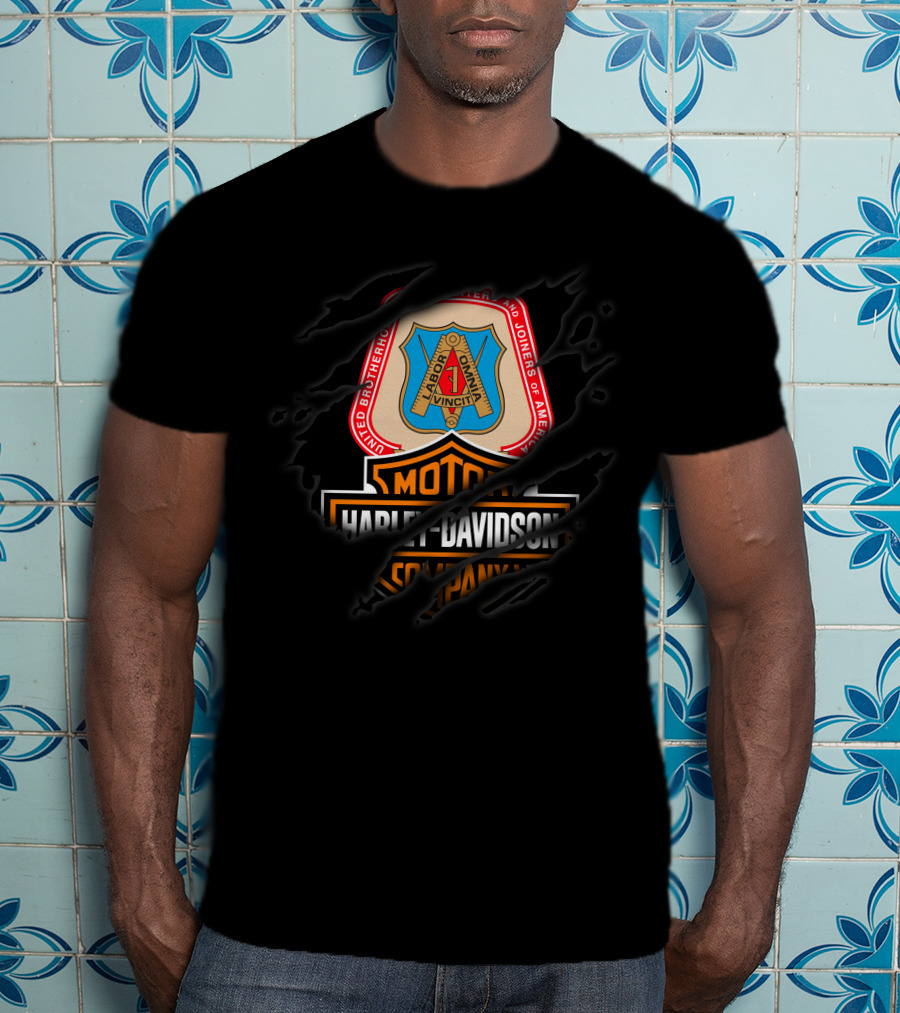Harley Davidson Union Ironworkers T-Shirt