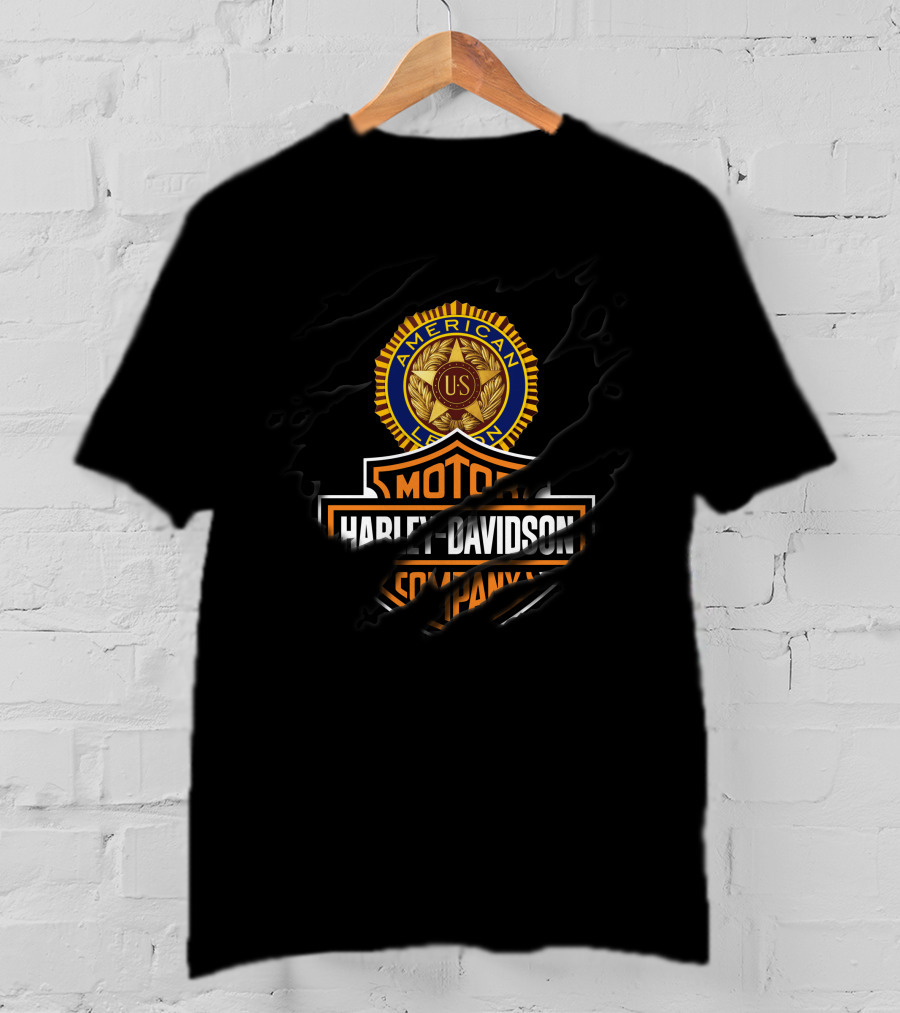 American Legion Harley Davidson Motor Company T-Shirt