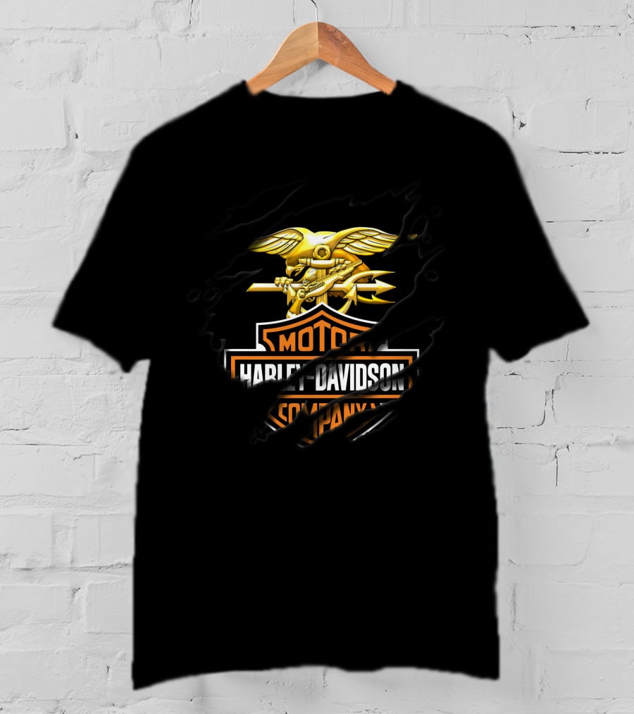 Harley Davidson Motor Company Golden Eagle T-Shirt