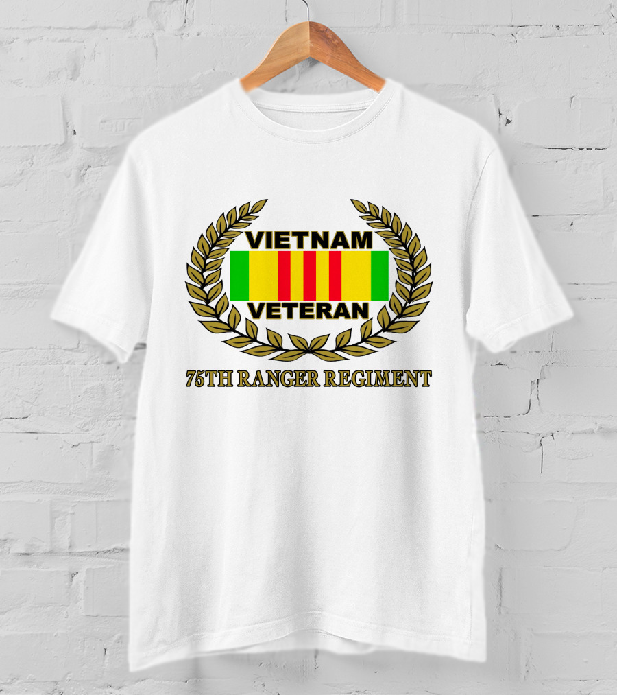 Vietnam Veteran 75Th Ranger Regiment T-Shirt