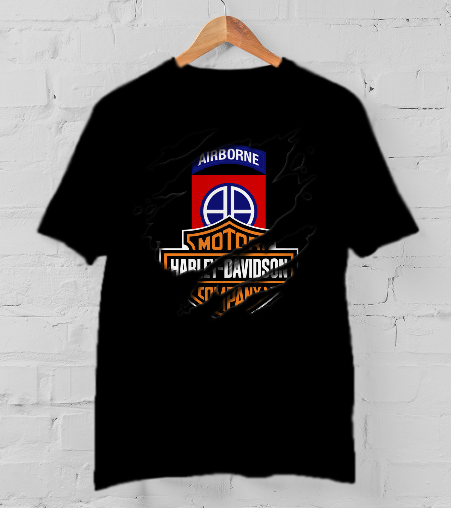 Harley Davidson Motor Company Airborne T-Shirt