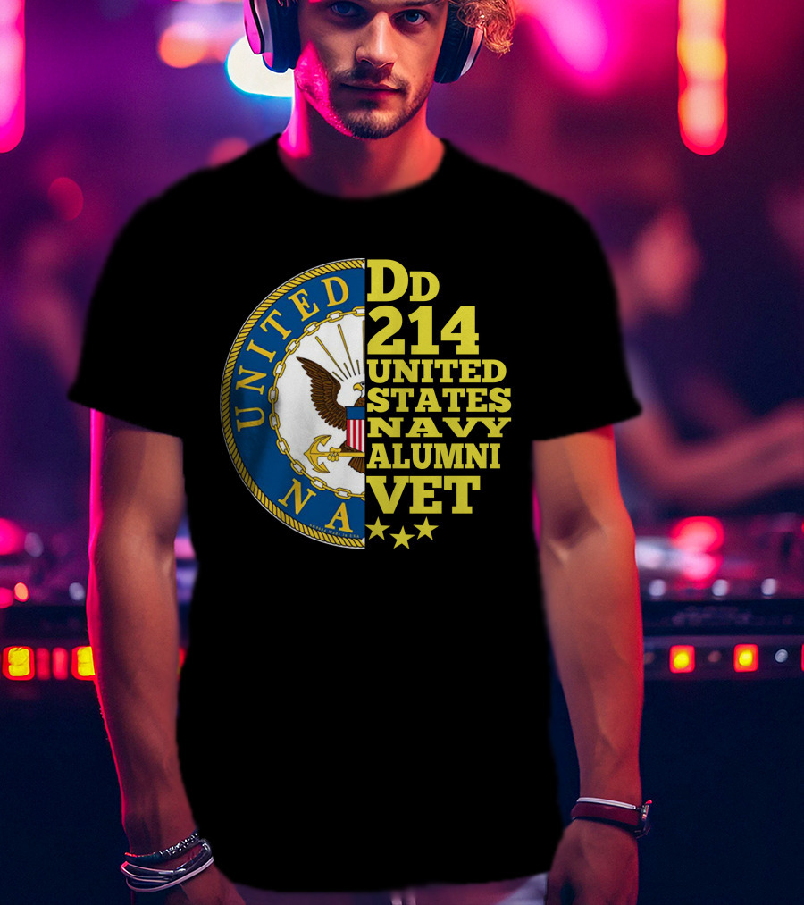 Dd 214 United States Navy Alumni Vet T-Shirt