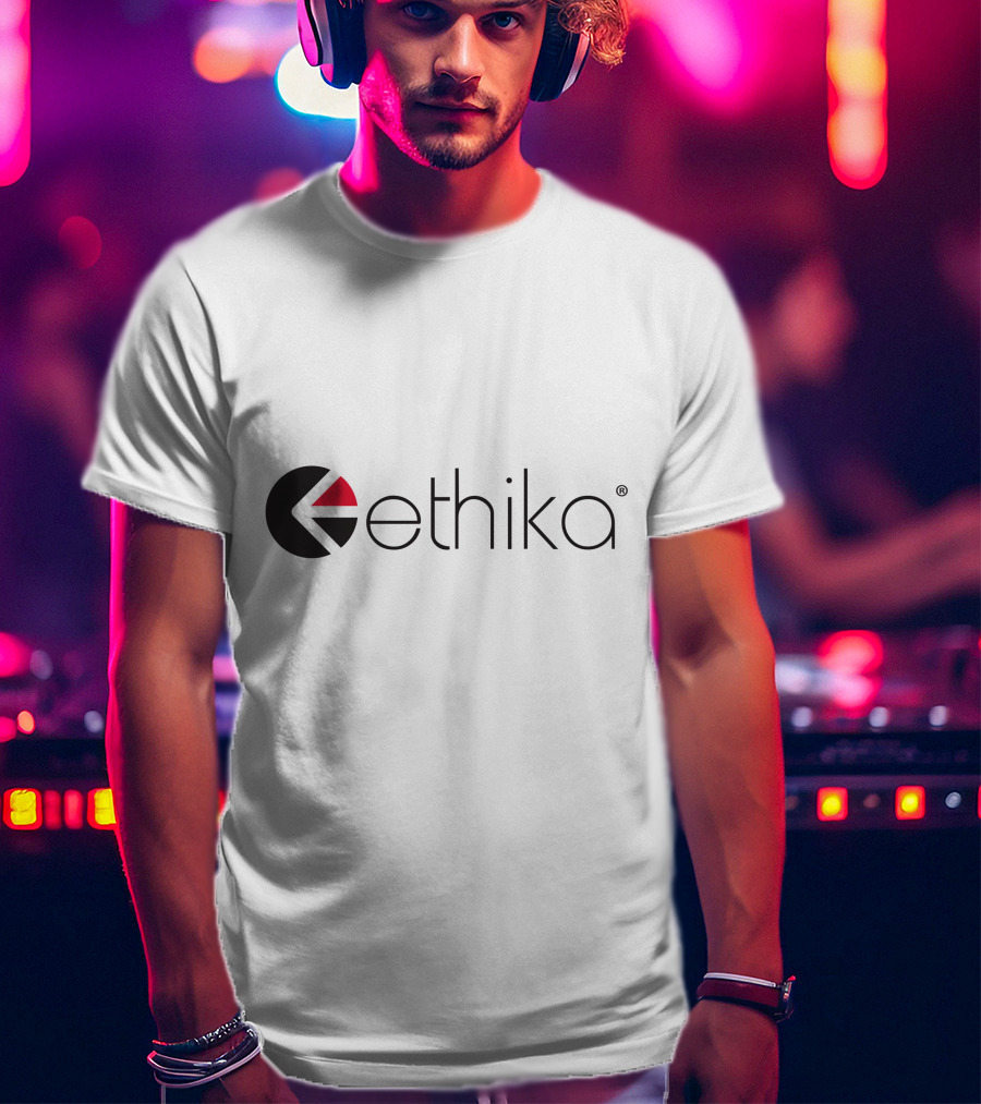 Ethika Logo Black And Red Brand Merchandise T-Shirt