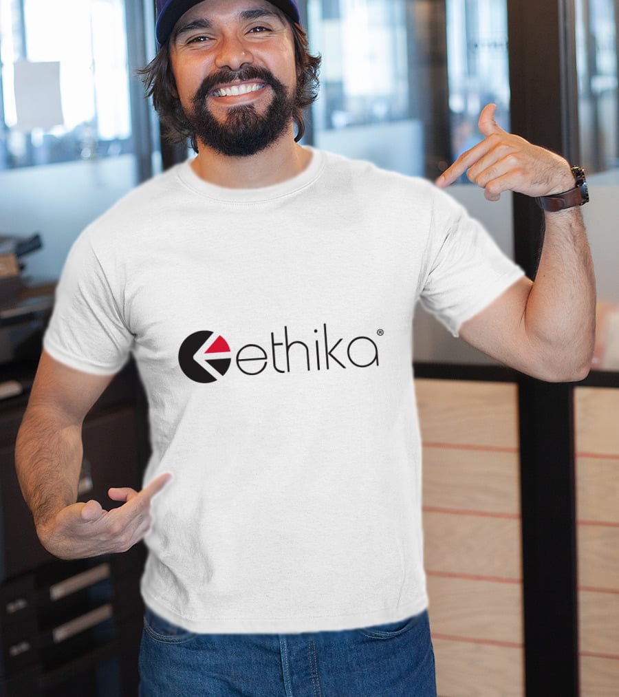 Ethika Logo Black And Red Brand Merchandise T-Shirt