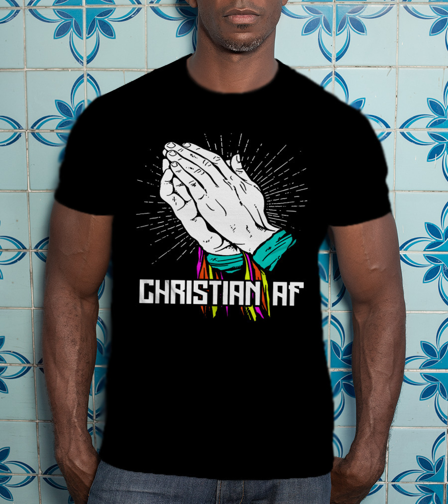 Christian AF Young Bucks Praying Hands T-Shirt