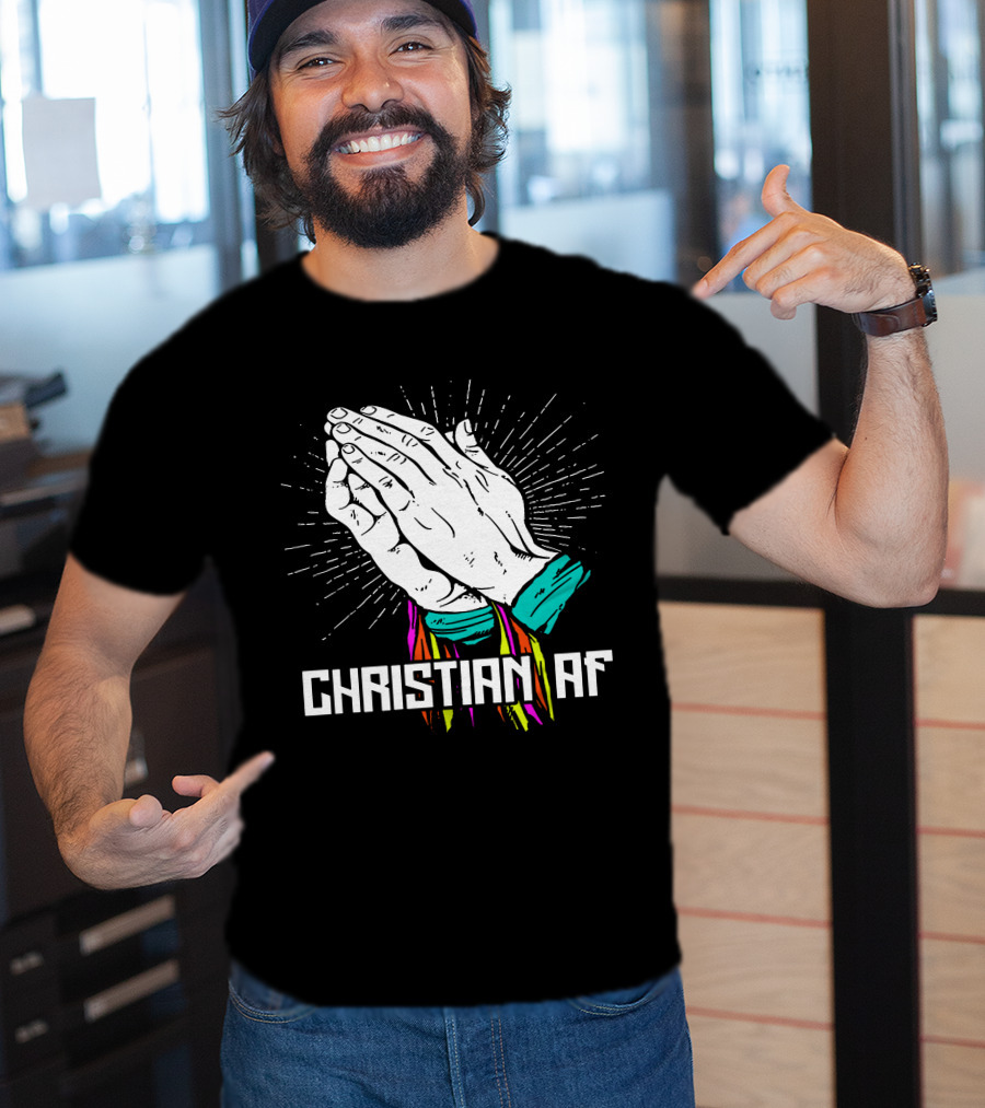Christian AF Young Bucks Praying Hands T-Shirt