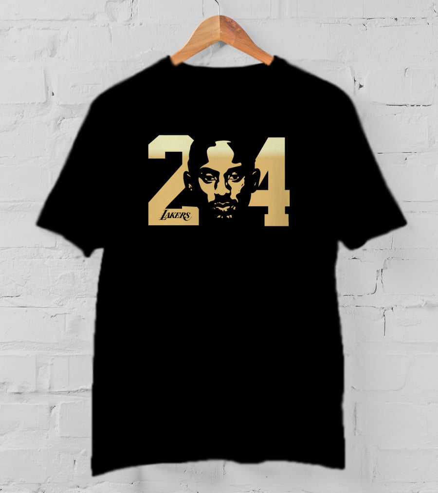 Lakers 24 Kobe Face Coach Phil T-Shirt