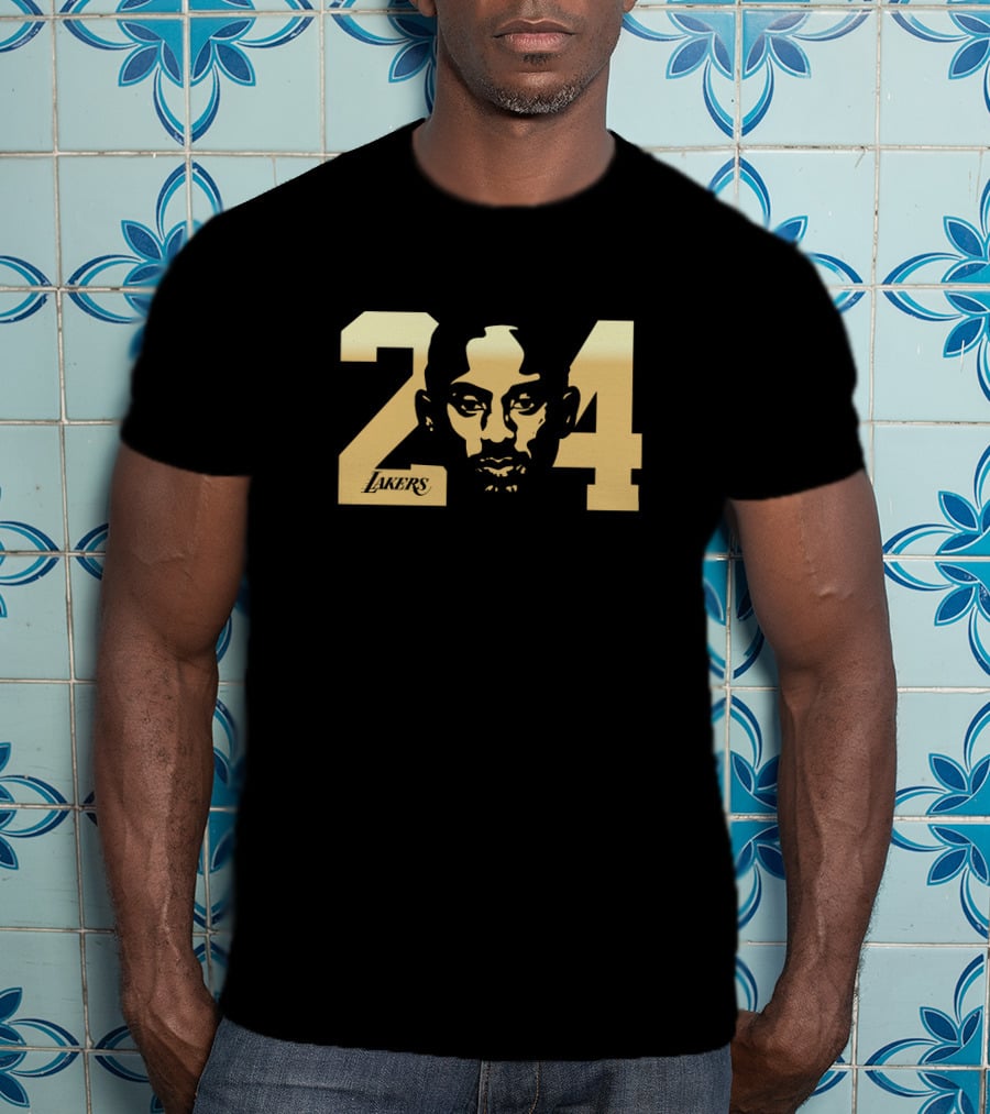Lakers 24 Kobe Face Coach Phil T-Shirt