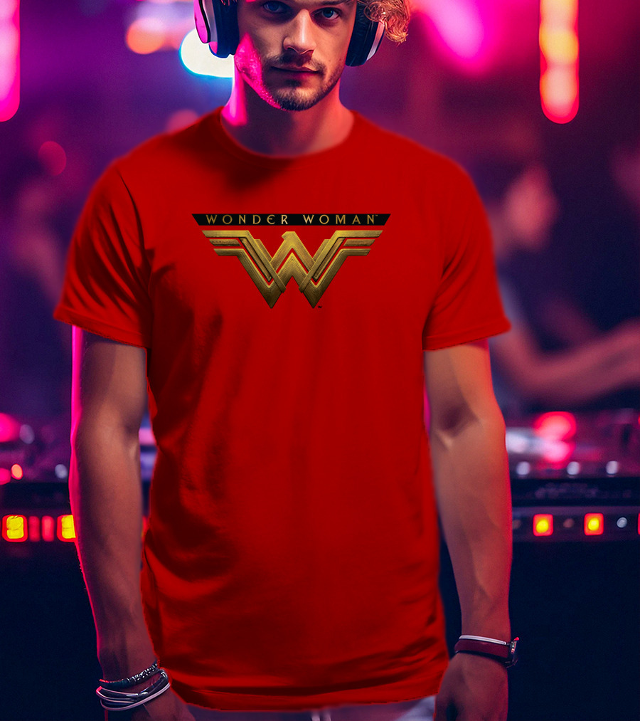 Wonder Woman Gold Emblem T-Shirt