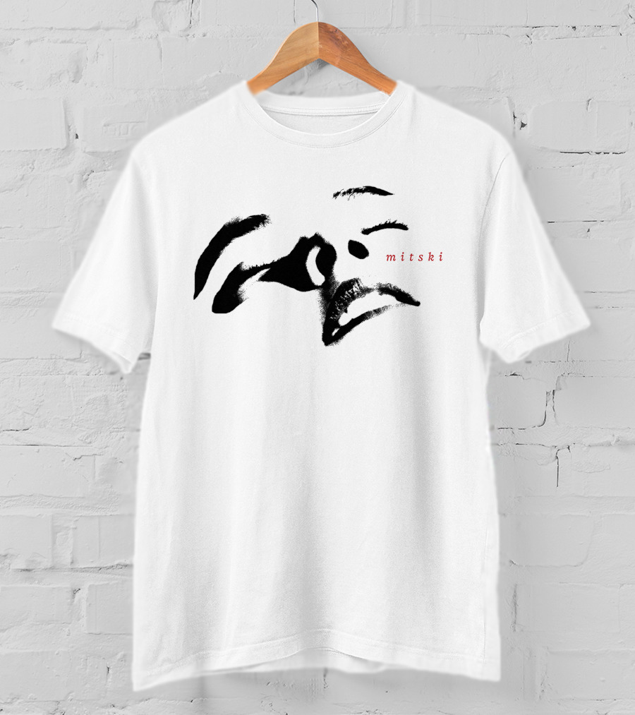Mitski Abstract Face Brushstrokes T-Shirt