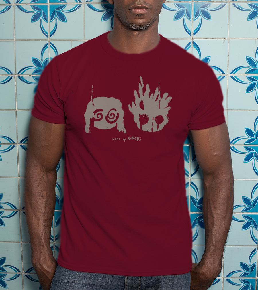 Wake Up Lucki Spirals And Flames T-Shirt