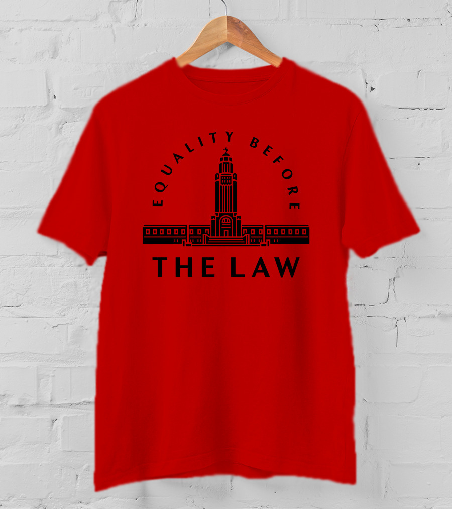 EQUALITY BEFORE THE LAW Capitol Building Emblem T-Shirt