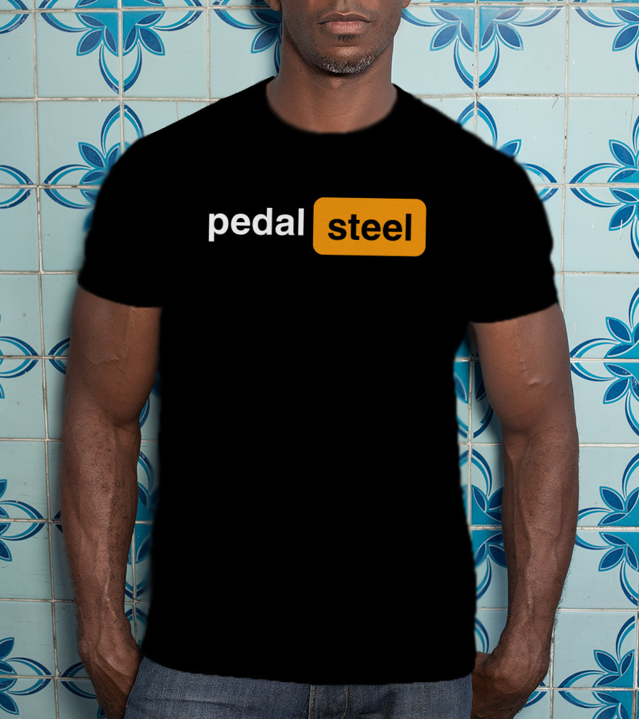 Pedal Steel Hippies And Cowboys Merch Pedal Steel T-Shirt