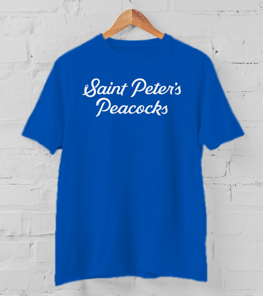 Saint Peter's Peacocks Basketball Homefield Apparel Merch T-Shirt