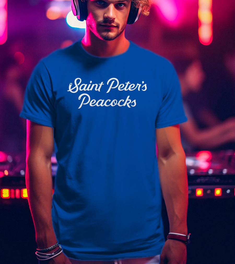 Saint Peter's Peacocks Basketball Homefield Apparel Merch T-Shirt