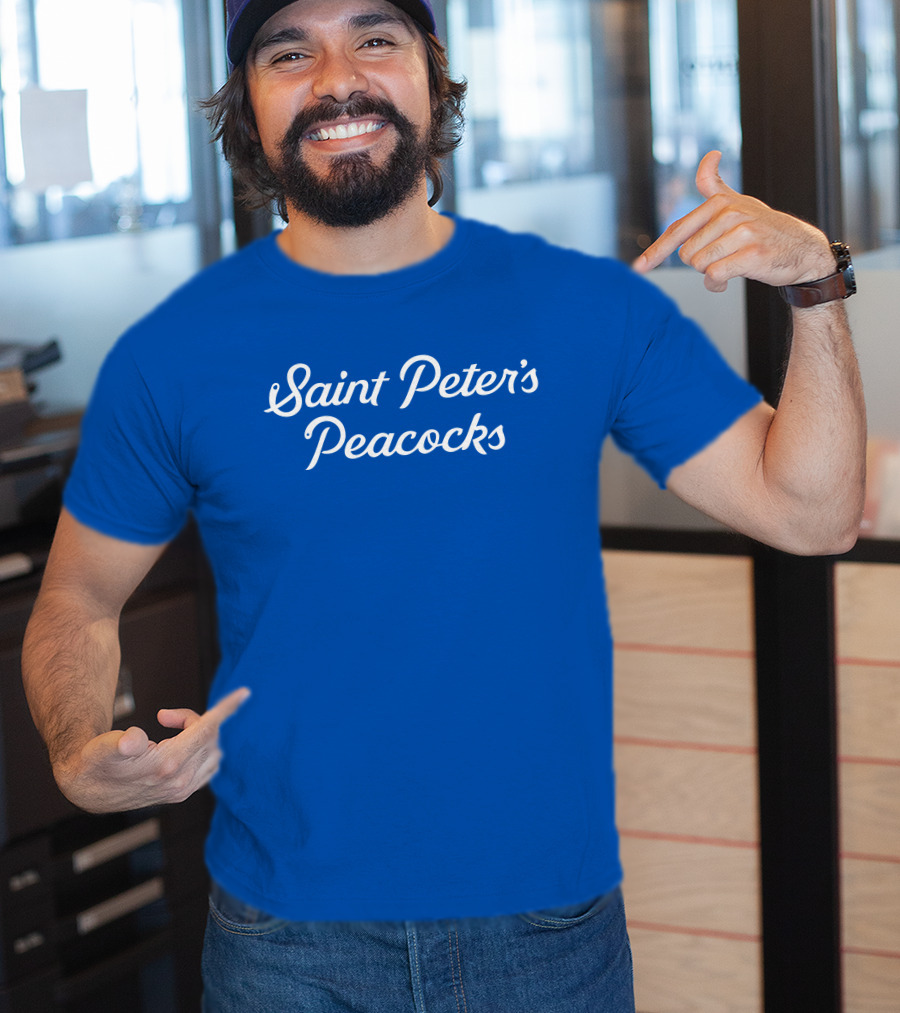 Saint Peter's Peacocks Basketball Homefield Apparel Merch T-Shirt