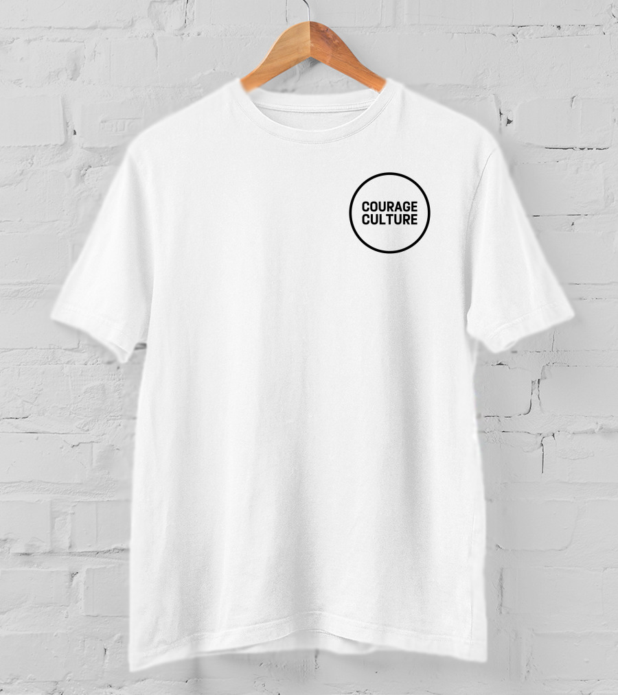 Courage Culture Bold Minimalist Circle T-Shirt
