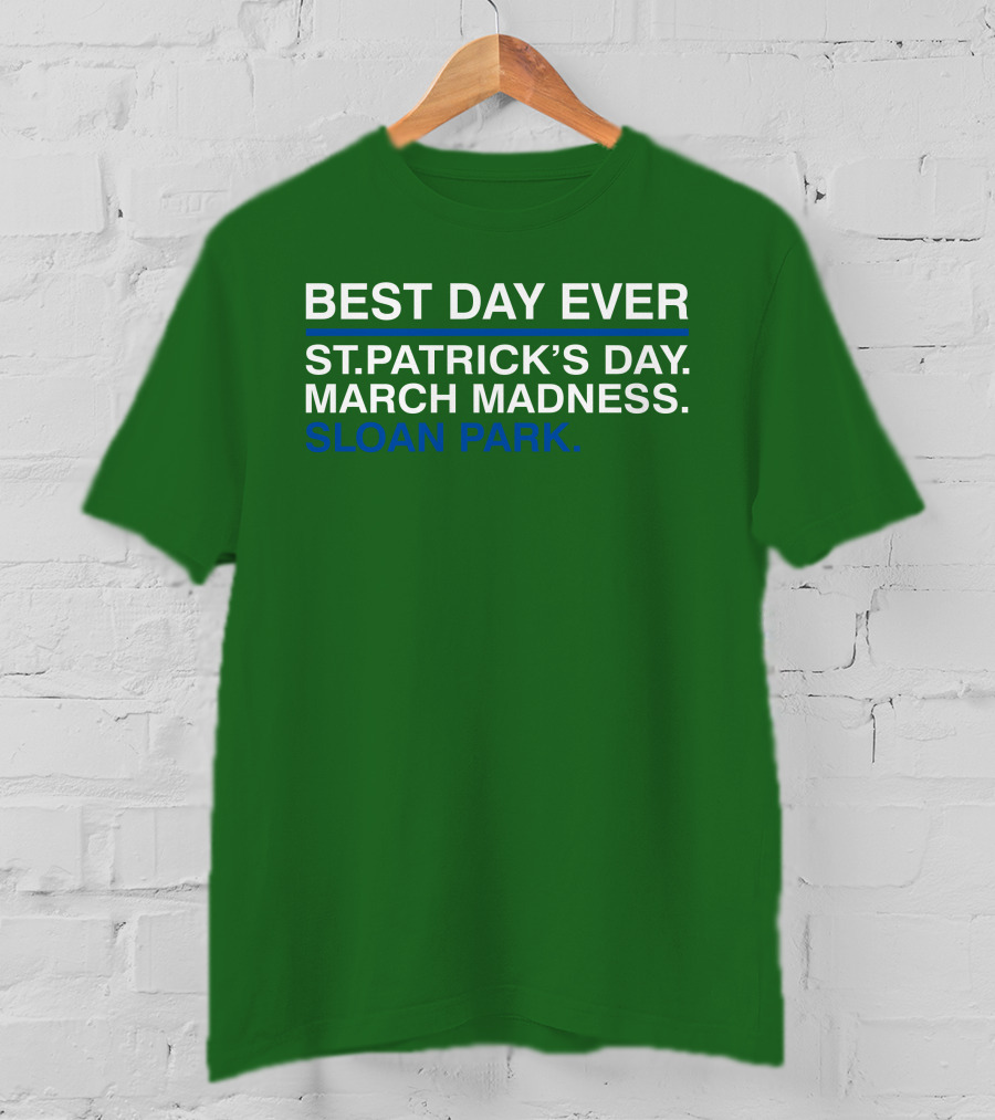 Seiya Suzuki Best Day Ever St. Patrick’s Day March Madness Sloan Park T-Shirt