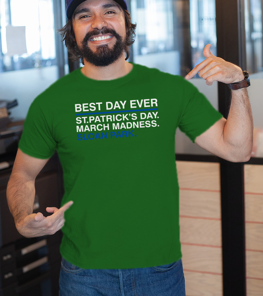 Seiya Suzuki Best Day Ever St. Patrick’s Day March Madness Sloan Park T-Shirt