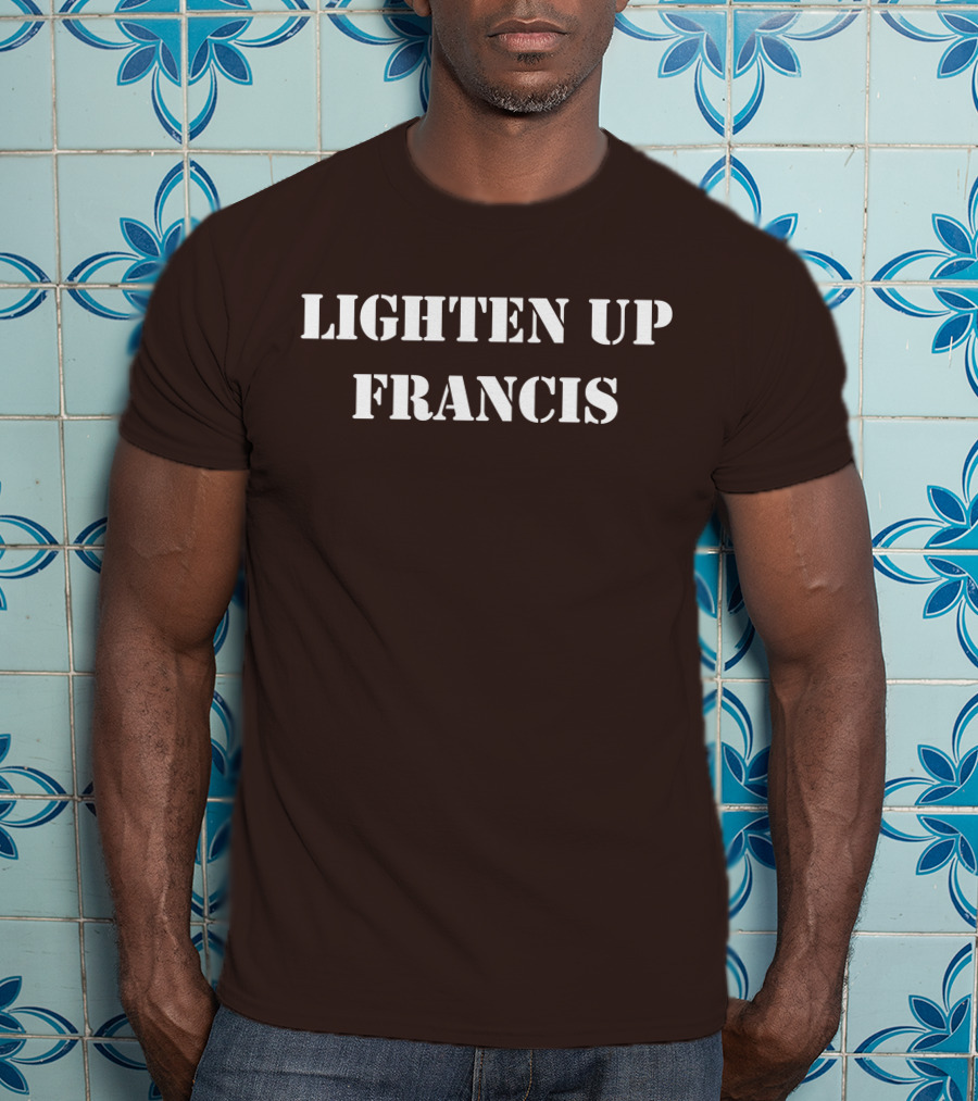 Super 70s Sports Lighten Up Francis Classic Retro Phrase T-Shirt