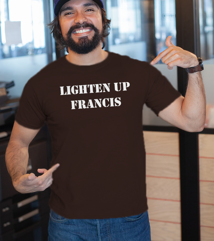 Super 70s Sports Lighten Up Francis Classic Retro Phrase T-Shirt