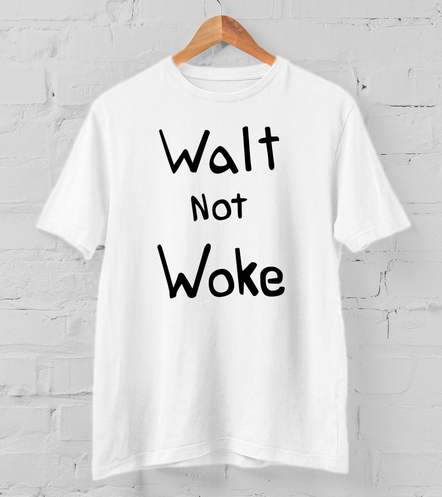 Dan Geffers Wearing Walt Not Woke At Disney T-Shirt